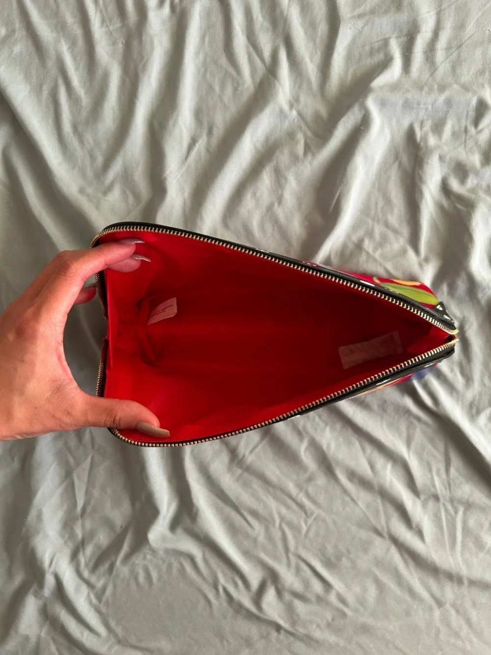 New! Carolina Herrera Makeup Cosmetics Bag Pouch